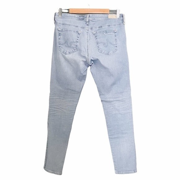 AG Adriano Goldschmied Jeans The Legging Ankle Light Wash Patches Size 31 | 12 - Picture 2 of 13